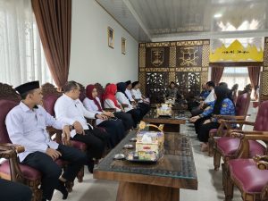 PMI Lampung Barat Audiensi dengan Bupati, Paparkan Program dan Ajukan Unit Mobil Donor Darah.
