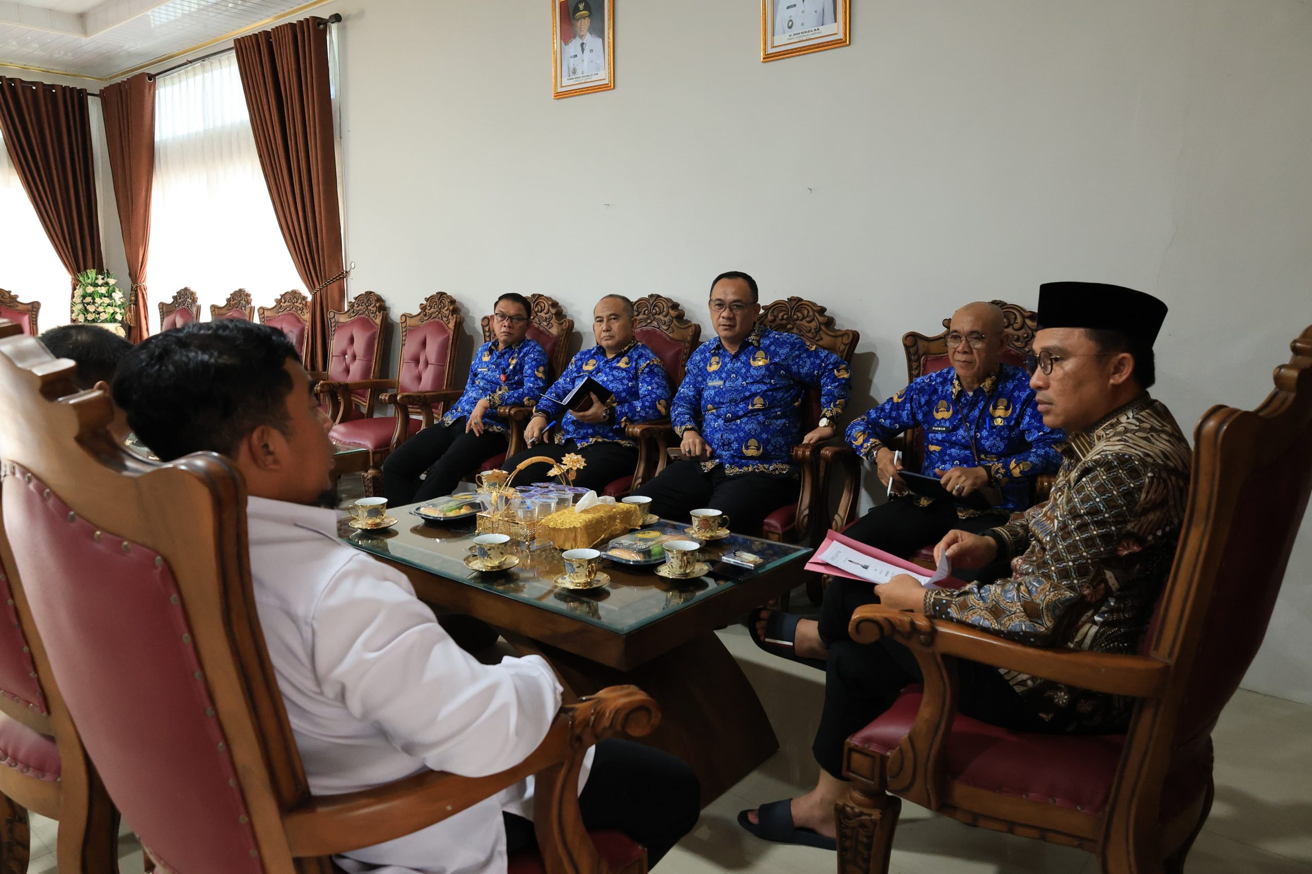 Perkuat Layanan Sertifikasi Halal, BPJPH Lampung Audiensi Dengan Bupati Lampung Barat