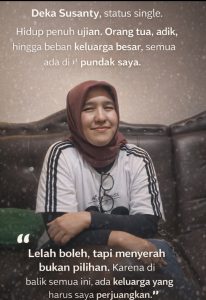 Di Balik Senyum, Ada Perjuangan Tanpa Henti.