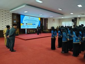 Bupati Tulang Bawang Qudrotul Ikhwan Tekankan 3 Hal Penting di Moment Pelantikan Pejabat Fungsional.