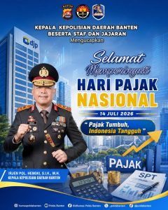 Peringatan Hari Pajak Nasional, Polda Banten Sampaikan Apresiasi kepada Insan Perpajakan