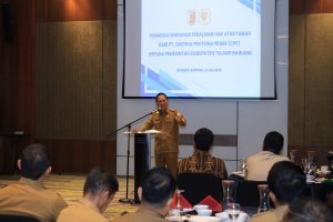 Pemkab Tuba Resmi Terima Peralihan Hak Tanah Dari PT.CPP.