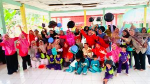 Semarak HUT RI ke-81, TK Negeri Pembina Meraksa Aji Gelar Beragam Perlombaan.