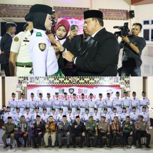 Wabup Azwar Hadi Kukuhkan Paskibraka Lamtim: Jaga Jiwa Nasionalisme Hingga Ke Masyarakat