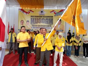 Ketua Dewan Pimpinan Daerah (DPD) Partai Golkar Tulang Bawang M. Aris Pratama Hanan tegaskan pertahankan dua kursi legislatif di Dapil 1 di pemilu 2029-2031 mendatang.