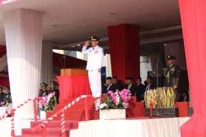 Bupati Tulang Bawang Drs. Qudratul Ikhwan, MM., Pimpin Langsung Upacara HUT RI ke-81 Tahun.