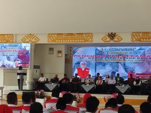 PMI Kecamatan se-Kabupaten Tulang Bawang Dilantik, Sekda Dorong Penguatan Pelayanan Kemanusiaan.