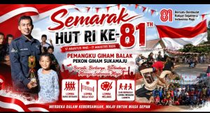 Semarak HUT RI ke-81, Pemangku Giham Balak Gelar Beragam Perlombaan, Warga Kompak dan Antusias