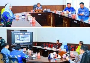 Wabup Hankam Hasan Ikuti Rakernas dan RDP Kemendagri – Apkasi Secara Virtual, Perkuat Sinergi Pusat dan Daerah.