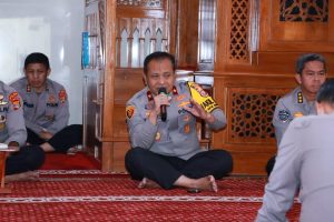 Kegiatan Binrohtal Polda Lampung, Perkuat Nilai Spiritual Personel dalam Pelaksanaan Tugas