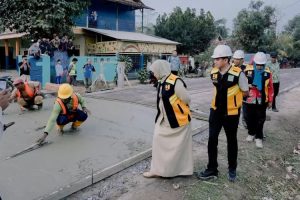Sidak Jalan Bumi Jawa–Tanjung Kesuma, Bupati Ela: Kualitas Harus Jadi Perhatian Utama