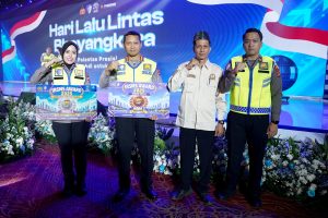 Hari Lalu Lintas Bhayangkara ke-71, Polda Lampung Raih Dua Penghargaan IRSMS Award 2026
