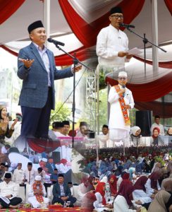 Di Hadapan Gubernur dan Ribuan Warga, Parosil Beberkan Program Pro Rakyat Lampung Barat.