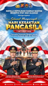 Kapolda Banten Ucapkan Selamat Hari Kesaktian Pancasila, Ajak Amalkan Nilai Pancasila