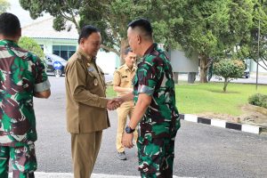 HUT ke-81 TNI, Wabup Lampung Barat Silaturahmi ke Kodim 0422/LB
