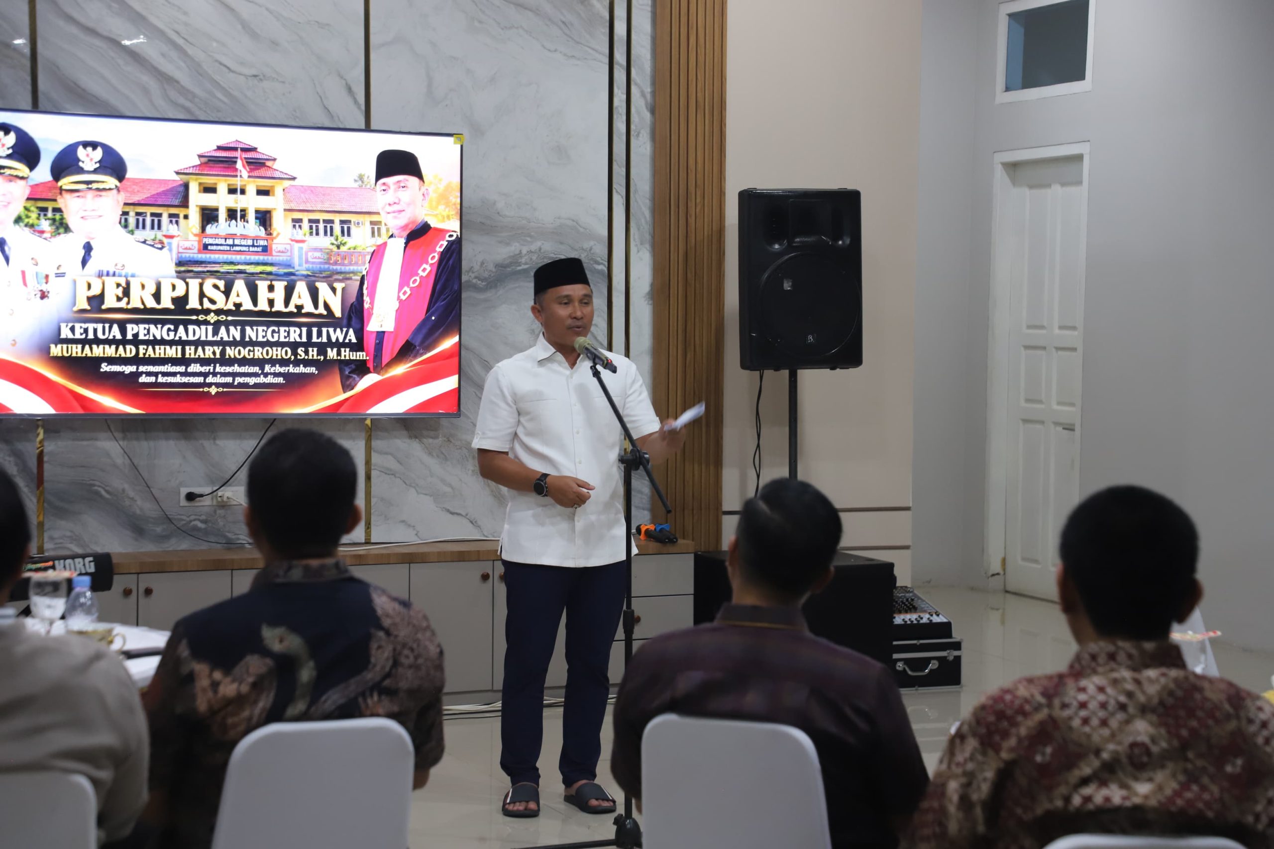Ketua Pengadilan Negeri Liwa ke Pacitan, Bupati Lampung Barat Sebut Ini Bukan Perpisahan. 