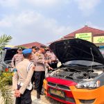 Jelang Pilkakon Serentak, Polres Pringsewu Periksa Kesiapan Kendaraan Dinas