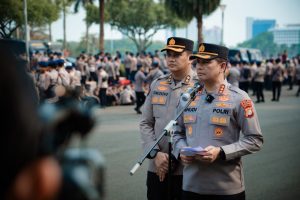 Polda Metro Jaya Gelar Apel Kesiapan, TNI-Polri Kedepankan Pelayanan Humanis dalam Pengamanan Aksi