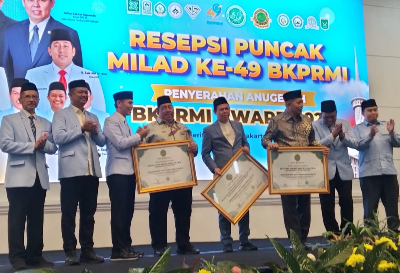 Milad 49 BKPRMI Award 2026,  Said Aldi Soroti Insentif Guru Ngaji Rp 50 Ribu.