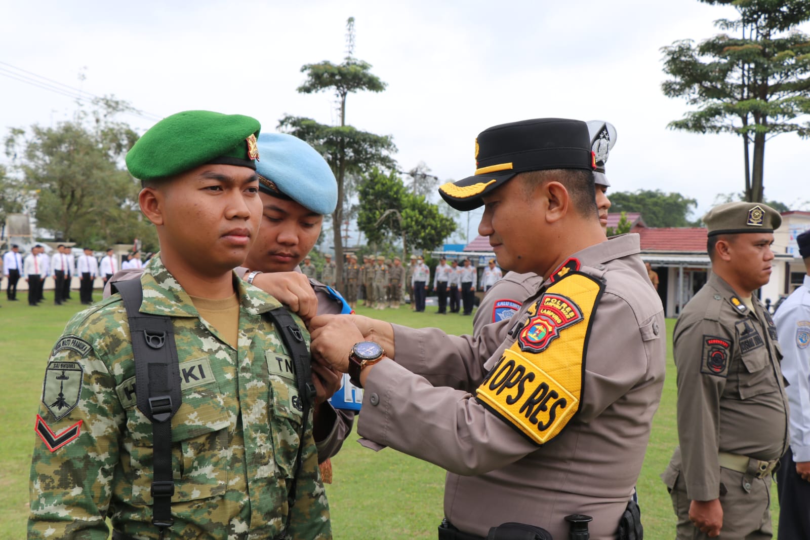 Wakapolres Lampung Barat Pimpin Apel Gelar Pasukan Operasi Patuh Krakatau 2026