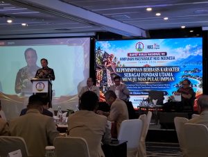 Bupati Nias Ya’atulo Gulo di Rakernas VII HIMNI 2026: Tantangan Nias Pulau Impian Ada di SDM