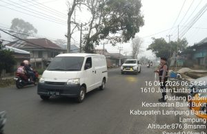 Sat Samapta Polres Lampung Barat Gelar Strong Point Pagi di 18 Titik