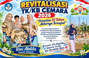 Terima Kasih, Pak Prabowo!” Rini Abdila S.Pd: Penantian 12 Tahun TK/KB Cemara Betung Akhirnya Terjawab