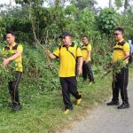 Polres Lampung Barat Gelar Akselerasi Green Policing di Pekon Kembahang